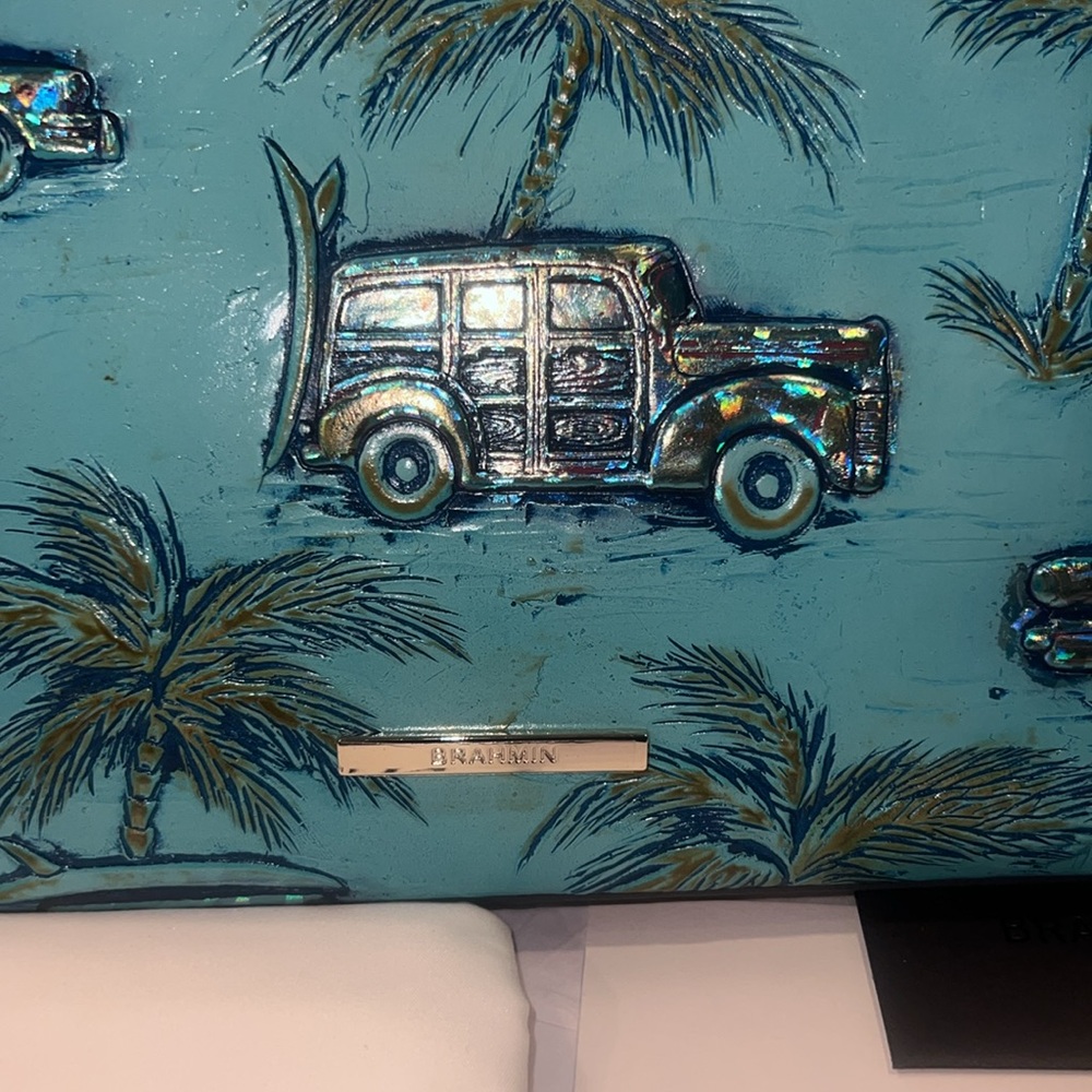 Brahmin Mod Esme Copa Cabana Cars leather bag - Picture 3 of 10
